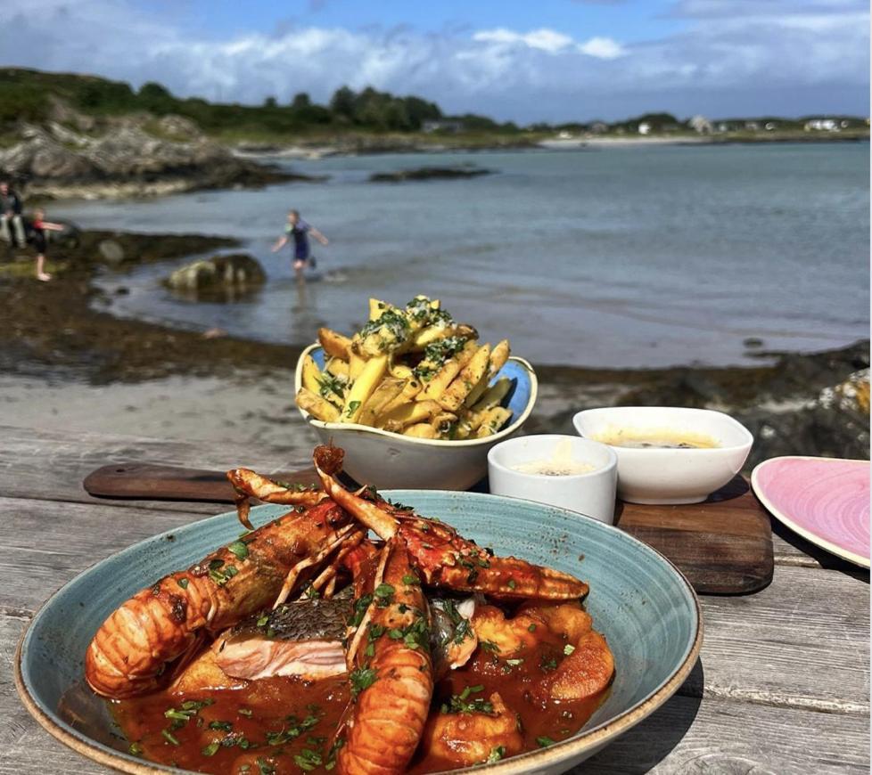 Beach View Cottage Isle of Gigha ภายนอก รูปภาพ